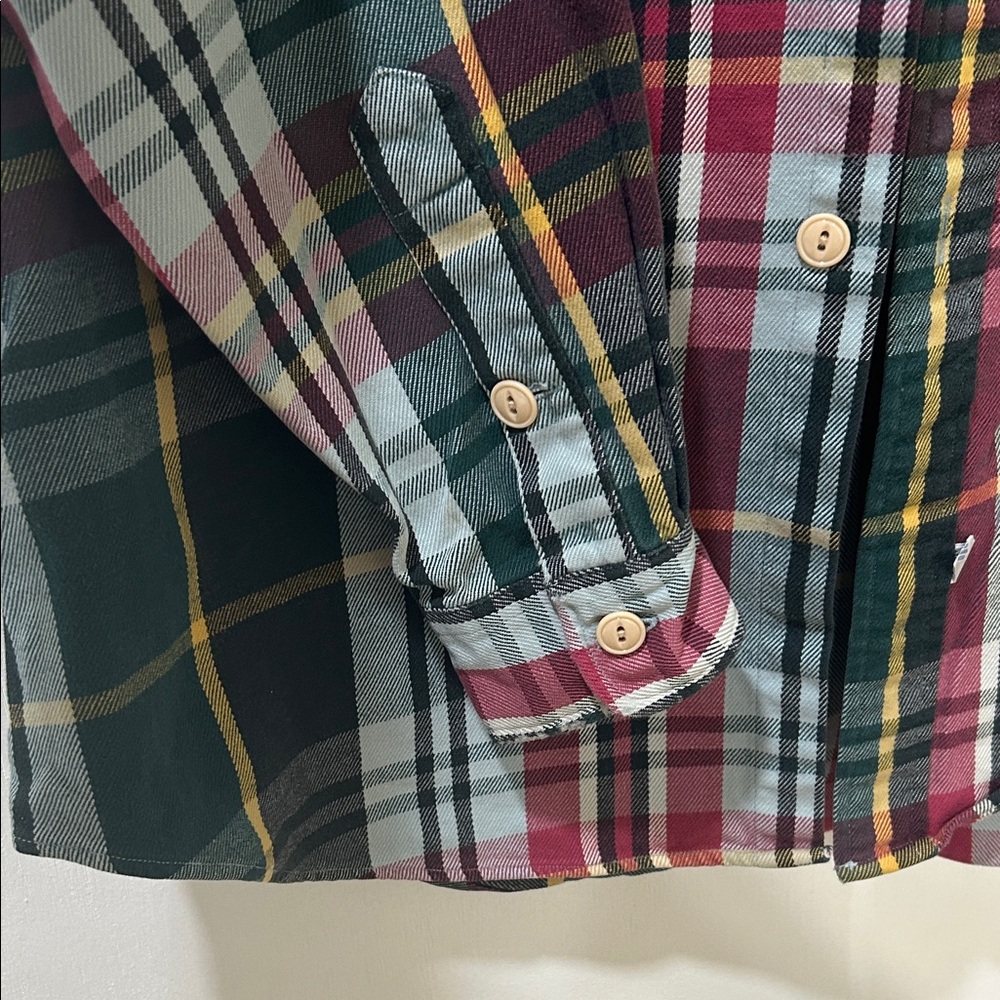 POLO RALH LAUREN MENS FLANNEL  BUTTON DOWN SHIRT PLAID Sz LG - Picture 5 of 14